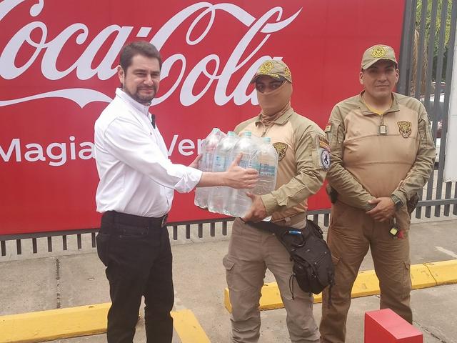 Embol realiza nueva entrega de donativos para fortalecer lucha contra incendios