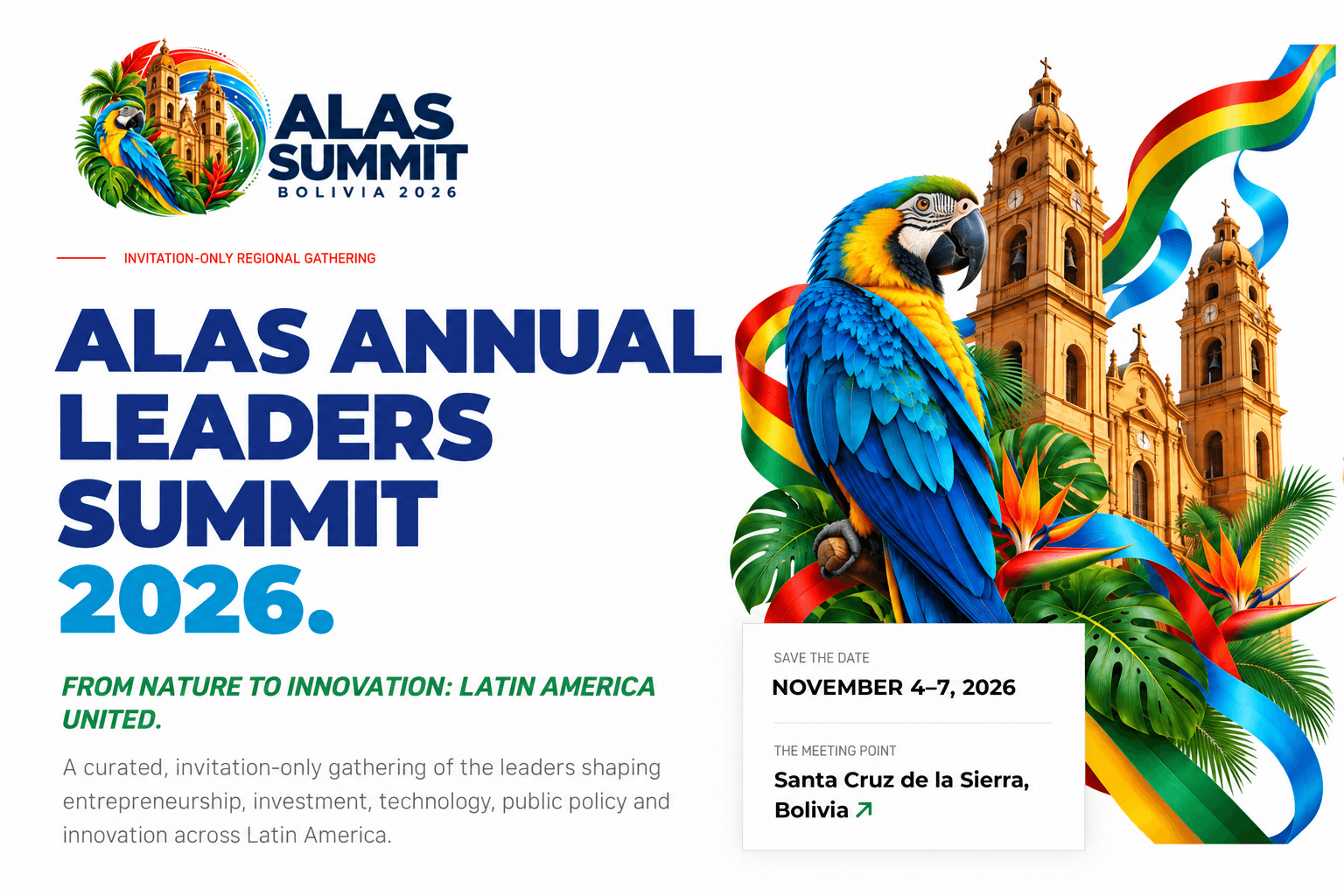 ALAS Summit 2026 reunirá en Santa Cruz a líderes de innovación e inversión