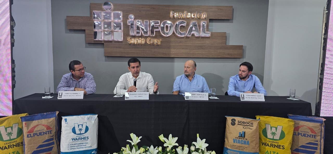 SOBOCE crea la EMC “Escuela de Maestros de Construcción” en alianza con INFOCAL, para mejorar las competencias laborales de maestros albañiles en la Construcción