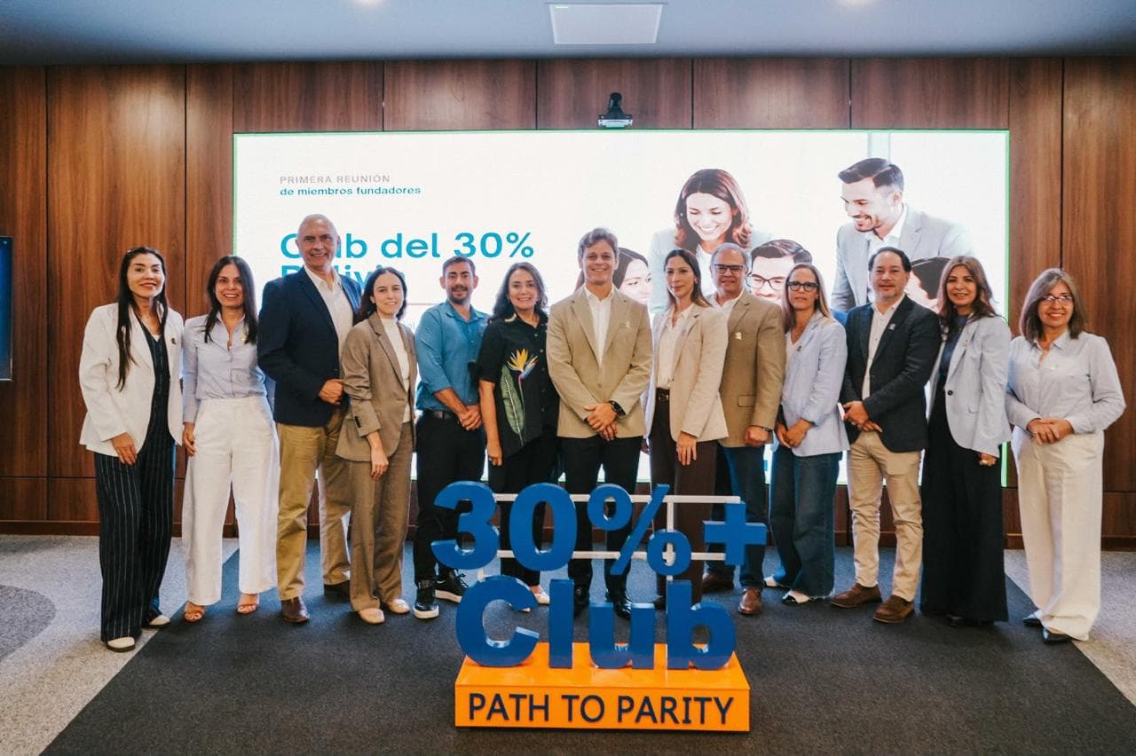 Diez empresas líderes se unen para impulsar el Club del 30%+ en Bolivia
