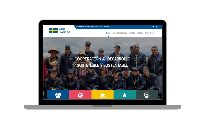 La embajada de Suecia en Bolivia lanza su nueva plataforma