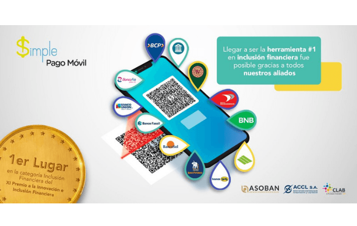 "SIMPLE PAGO MÓVIL", PREMIO A LA INNOVACIÓN E INCLUSIÓN FINANCIERA